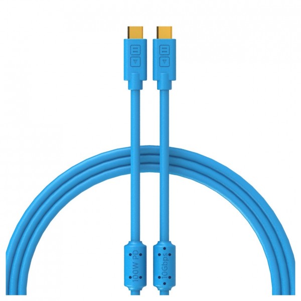 DJ Tech Tools Chroma Cable USB (C-C), Blue - Main