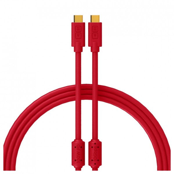 DJ Tech Tools Chroma Cable USB (C-C), Red - Main