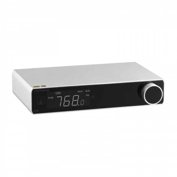 Topping E70 Velvet Desktop DAC, Silver