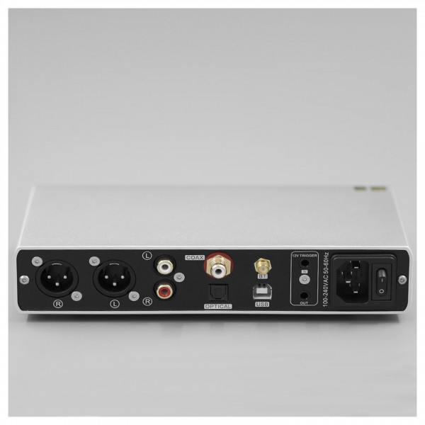Topping E70 Velvet Desktop DAC, Silver - rear