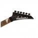 Jackson X Series Soloist, SL3X DX LRL, Oxblood - Headstock Front