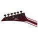 Jackson X Series Soloist, SL3X DX LRL, Oxblood - Headstock Back