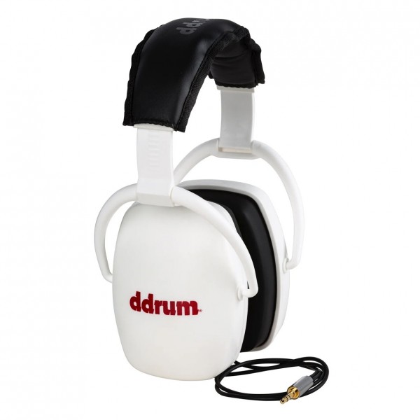 DDrum Studio Class Isolation Headphones, White