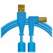 DJ Tech Tools Chroma Angled USB-B Cable 1.5m, Blue - Main