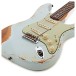 Fender Custom Shop 63 Stratocaster Heavy Relic, Faded Aged Sonic Blue