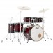 Pearl Decade Maple 22'' 7pc Shell Pack, Gloss Deep Red Burst