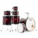 Pearl Decade Maple 22'' 7pc Shell Pack, Gloss Deep Red Burst - Kit Dismantled