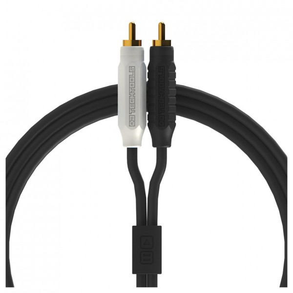 DJ Tech Tools Chroma Twin Phono Cable (RCA -RCA) 2m, Black - Main