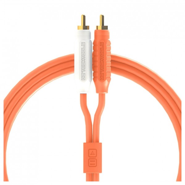 DJ Tech Tools Chroma Twin Phono Cable (RCA -RCA) 2m, Orange - Main