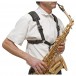 BG ATB Saxophone Comfort Harness, Plastic Snap Hook, Mens, XL