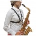 BG ATB Saxophone Harness, Metal Snap Hoop, Womens, XL