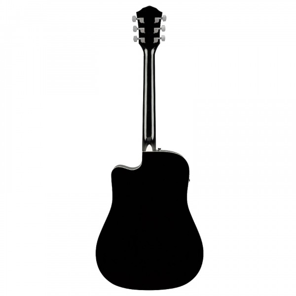 Fender FA-125CE Dreadnought Electro Acoustic WN, Black close