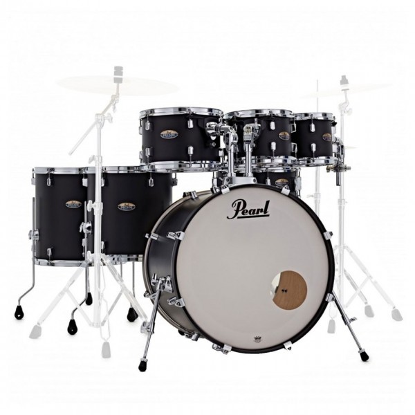 Pearl Decade Maple 22'' 7pc Shell Pack, Satin Slate Black