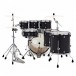 Pearl Decade Maple 22'' 7pc Shell Pack, Satin Slate Black - Rear