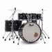 Pearl Decade Maple 22'' 7pc Drum Kit, Satin Slate Black