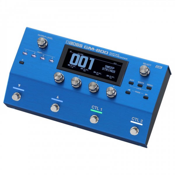 Boss GM-800 Guitar Synthesizer angle