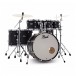 Pearl Decade Maple 7pc Pro Drum Kit Satin Slate Black