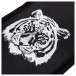 Fender Mike Kerr Signature Jaguar Bass RW, Tiger's Blood Orange - Logo