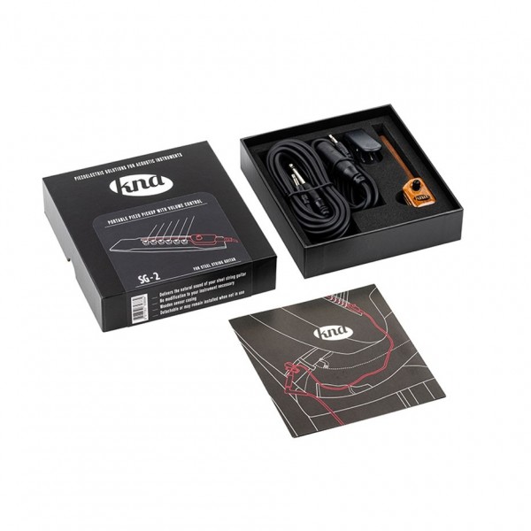 KNA UK-2 Detachable Ukelele Pickup, Bridge Mounted Piezo w/ Volume