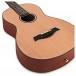 Parlour Left-Handed Acoustic Guitar by Gear4music, Natural