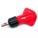 Ahead Robo Drum Key With 4x Gear Drive, Red - Back 