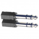 Stagg 2x Female Stereo Mini Jack / Male Stereo Phone Adaptor