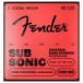 Fender Super 7250-5M Bass, Pure Nickel, 5-String Bass Strings, 45-125