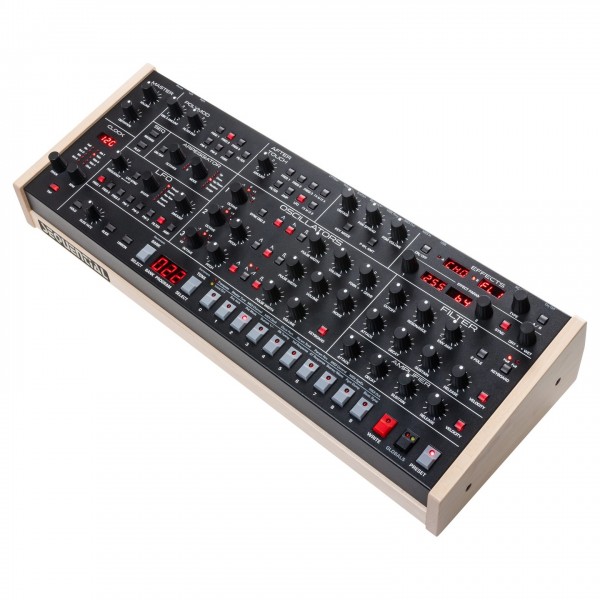 Trigon-6 Desktop Synthesizer Module - Angled