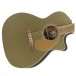 Fender Newporter Player Electro Acoustic, Olive Satin Body View