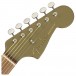 Fender Newporter Player Electro Acoustic, Olive Satin Headstock View