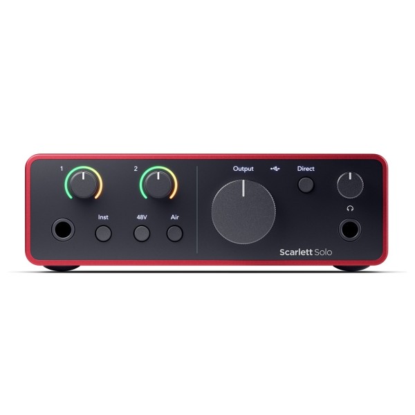 Focusrite Scarlett Solo 4th Gen Audiointerface | Gear4music