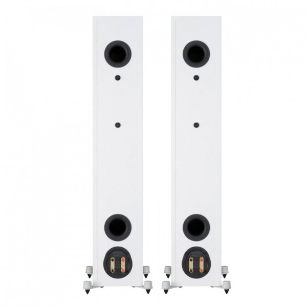 Monitor Audio Bronze 200 Floorstanding Speakers (Pair), Urban Grey - rear view