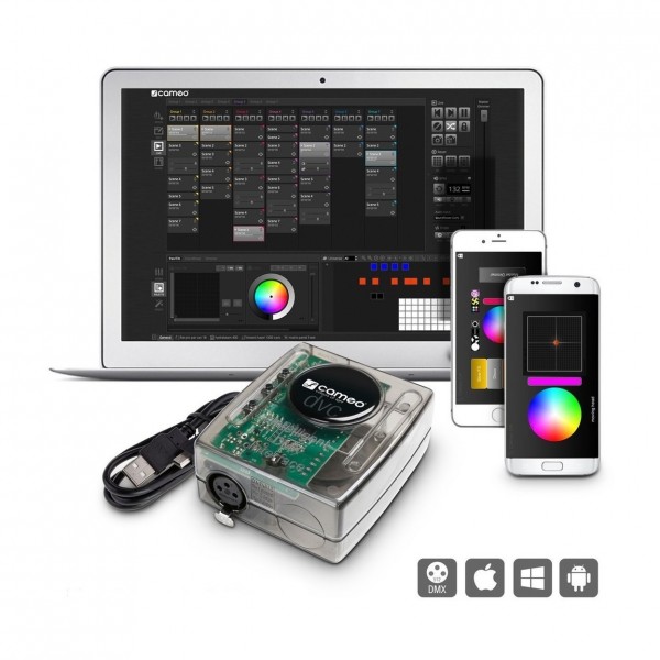 Cameo DVC PRO 1024-Channel USB to DMX-Interface and Control Software