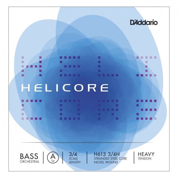 D'Addario Helicore Orchestral Double Bass A String, 3/4 Size, Heavy 