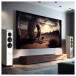 Wharfedale Diamond 12 3D Surround Sound Speaker, Light Oak - lifestyle