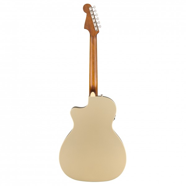 Fender Newporter Player Electro Acoustic, Champagne - back