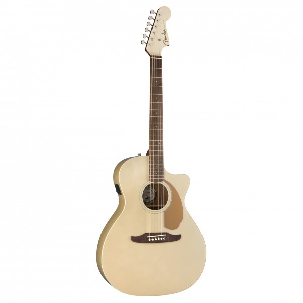 Fender Newporter Player Electro Acoustic, Champagne - left