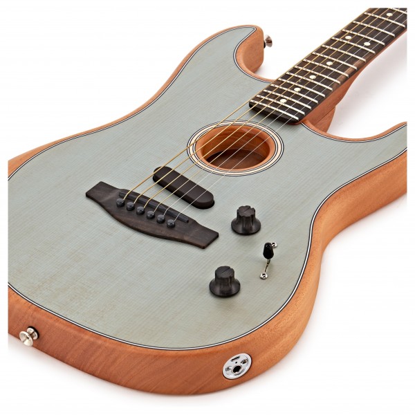 Fender American Acoustasonic Strat, Transparent Sonic Blue at