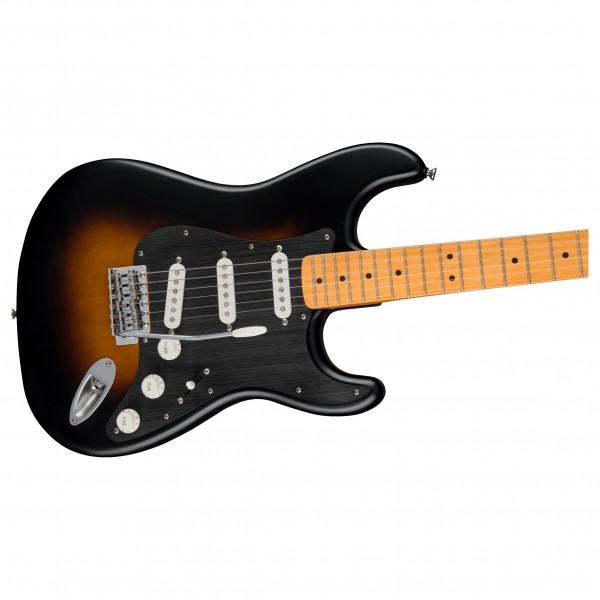 Squier 40th Anniversary Stratocaster, Satin Wide 2-Color Sunburst