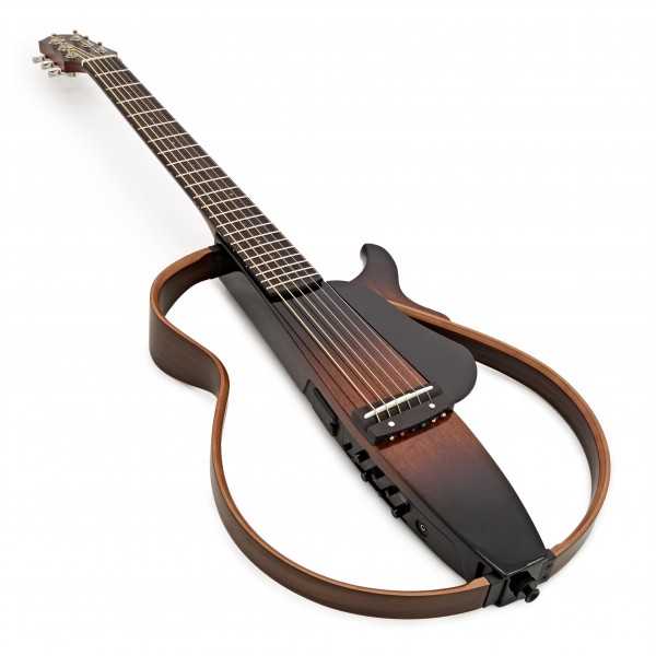 Yamaha SLG200S Steel String Silent Guitar, Tobacco Brown 