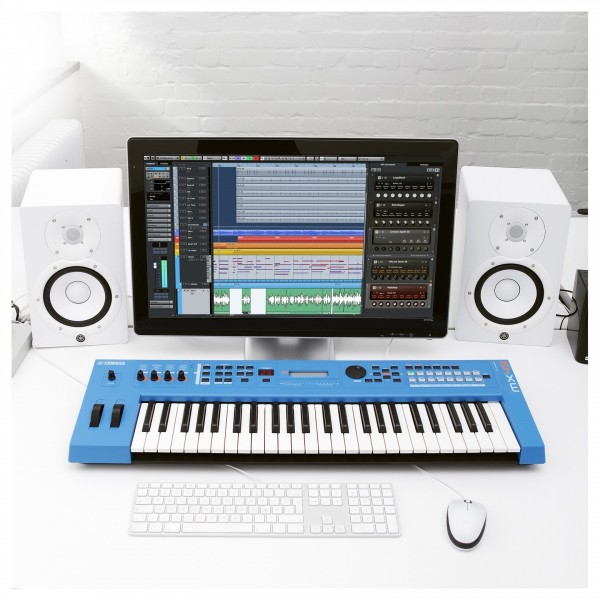 Yamaha MX49 II Music Production Synthesizer, Blue