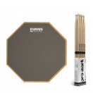 RealFeel Evans Apprentice Pad, 7" & Promark Forward 5A Hickory Sticks