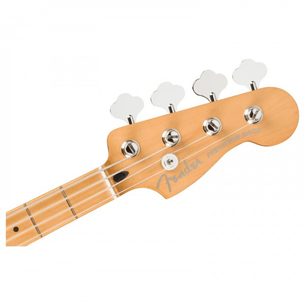 Fender Player Plus Active Precision Bass MN, Cosmic Jade headstock
