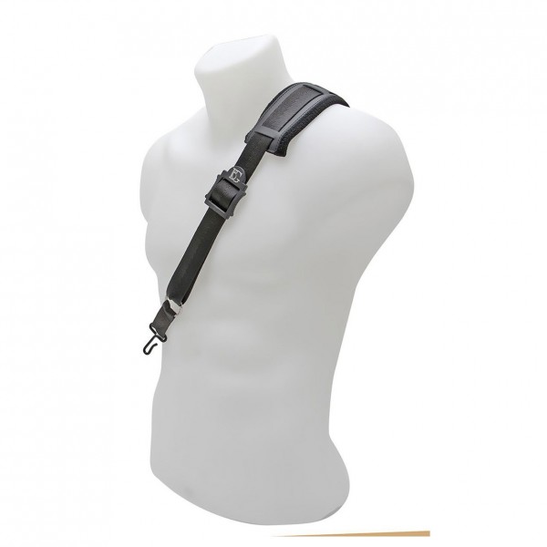 BG ATB Saxophone Shoulder Strap, Metal Hook, XL - Angle