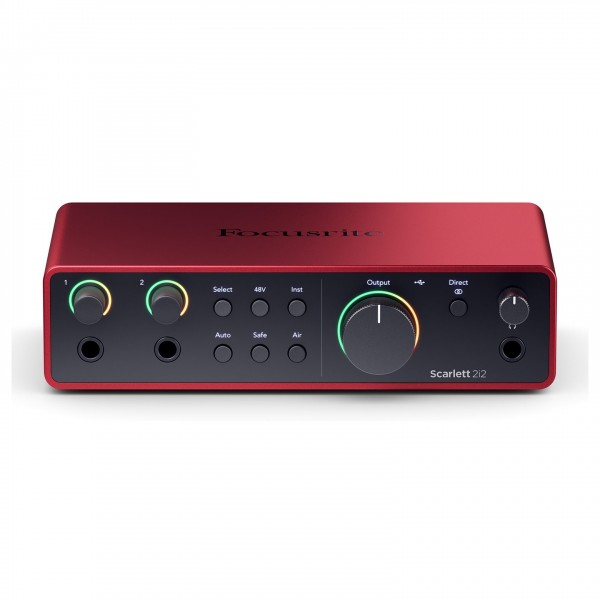 Focusrite Scarlett 2i2 Studio 4th Gen Recording Pack at Gear4music