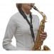 BG Alto Saxophone Comfort Strap, Plastic Snap Hook, S