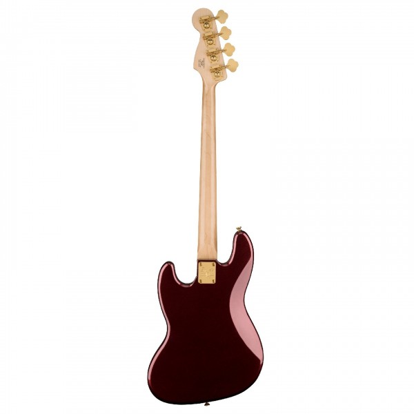 Squier 40th Anniversary Jazz Bass Gold Edition, Ruby Red Metallic