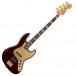 Squier 40th Anniversary Jazz Bass Gold Edition, Ruby Red Metallic