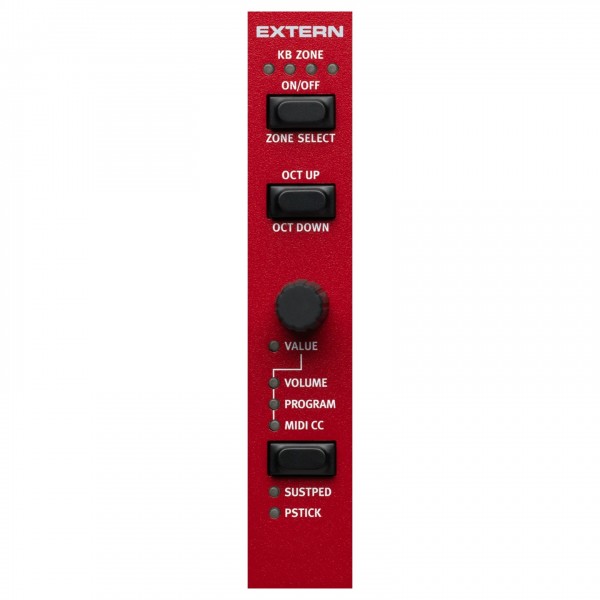 Nord Stage 3 HP76 Digital Piano - Extern Section
