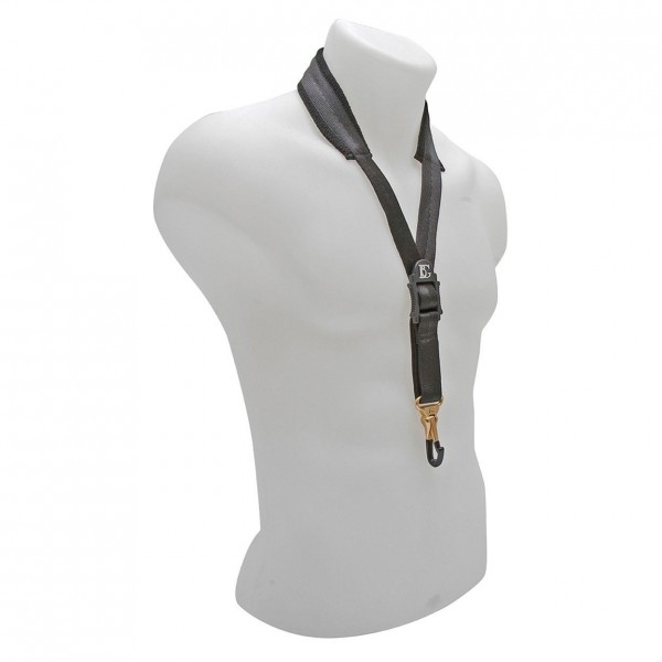 BG TB Saxophone Comfort Strap, Metal Snap Hook, XL - Angle